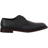 Herre Oxford Dolce & Gabbana Blue Leather Derby Formal Shoes EU44/US11