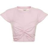 Isabel Marant Pink T-shirts & Toppe Isabel Marant Zineae Cotton Jersey Crop Top