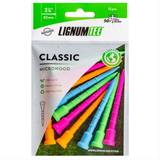 Lignum Golf Lignum Unisex-Adult Golf Tee, Gemischte Farben, 82Mm