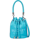 Blå - Snørre Håndtasker Marc Jacobs The Leather Mini Bucket Bag - Pool