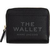 Marc Jacobs Tegnebøger Marc Jacobs The Leather Mini Compact Wallet in Black