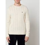 Polo Ralph Lauren Uld Tøj Polo Ralph Lauren Wool/Cashmere Cable Crew Neck Pullover Andover Cream