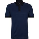 Boss Black Parlay Polo T-shirt, Dark Blue
