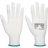 XXS Arbejdshandsker Portwest PU Fingertip Glove White