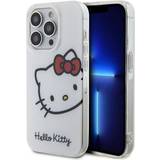 Hello Kitty Blå Mobiltilbehør Hello Kitty iPhone 15 Pro IML Hoved Cover Hvid