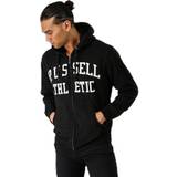 Russell Athletic Herre Tøj Russell Athletic Zip Through Tackle Twill Hoody Black