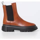 Hogan Gummi Sko Hogan Flat Ankle Boots colour Leather 36Â½