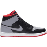 Jordan 1 red black Nike Air Jordan 1 Mid M - Black/Fire Red/White/Cement Grey