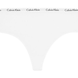 Calvin Klein High Waist Thong Carousel - Classic White