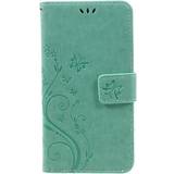 Samsung Galaxy A5 (2017) Covers med kortholder Samsung Leather Wallet Case with Butterfly Print for Galaxy A5 (2017)
