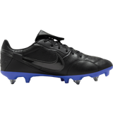 38 ½ - Læder Fodboldstøvler Nike Premier 3 SG-PRO Anti-Clog Traction M - Black/Hyper Royal