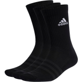 Adidas Sort Tøj adidas Cushioned Crew Socks 3-pack - Black/White