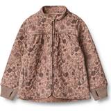 Knapper - Pink Overtøj Wheat Thermal Jacket Thilde - Rose Dawn Flowers (7402i-978R-2474)