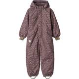 Blomstrede Flyverdragter Wheat Kid's Miko Flight Suit - Eggplant Buttercups