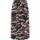 32 - Dame - Viskose Nederdele Part Two Jayla Skirt - Black Zebra Print