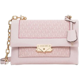 Imiteret læder - Pink Tasker Michael Kors Cece Small Logo Shoulder Bag - Dk Powder Blush