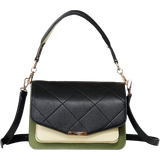 Grøn - Skind Håndtasker Noella Blanca Multi Compartment Bag - Black/Green/Cream