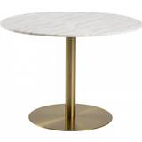 Guld marmor bord AC Design Furniture Corby Spisebord 105x105