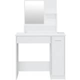 Hvid Toiletborde vidaXL 802963 White High Gloss Toiletbord 35x86.5