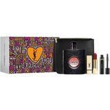 Yves Saint Laurent Herre Gaveæsker Yves Saint Laurent Black Opium 2023 Gift Set EdP 100ml + Lipstick + Mascara + Pouch