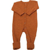 Orange Pyjamasser Joha Basic Foot 2-in-1 Nightsuit - Orange (56140-122-16222)
