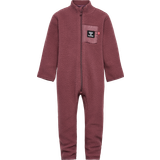 Fleece heldragter Børnetøj Hummel Atlas Zip Suit - Rose Brown (220597-4085)