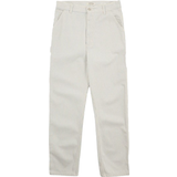 Hvid - Stribede Bukser & Shorts Carhartt W' Terrell SK Pant - Hickory Stripe Wax/Bleach