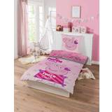 Gurli Gris - Hvid Børneværelse Licens Junior sengetøj 100x140 Gurli gris Super cool 2 bomulds sengesæt