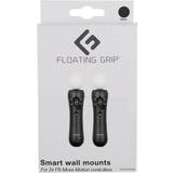Floating Grip PlayStation Move Controller Wall Mounts Black