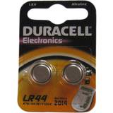Batterier - Knapcellebatterier - LR44 Batterier & Opladere Duracell LR44 2-pack