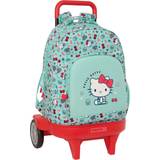 Hello Kitty Turkis Tasker Hello Kitty Skolerygsæk med Hjul Sea lovers Turkisblå 33 X 45 X 22 cm