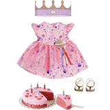 Babydukker - Dukketøj Dukker & Dukkehus Zapf Baby Born Birthday Outfit & Cake 43cm