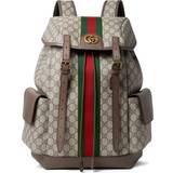 Herre - Skind Tasker Gucci Ophidia GG Medium Backpack - Beige/Ebony