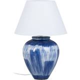 Blå - Keramik Lamper BigBuy Home 41 Bordlampe