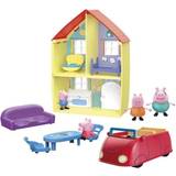 Peppa Pig Gurli Gris Legetøj Peppa Pig Family Home Combo Toy, Includes Playset, Car with Sounds, 4 Figures, 6 Accessories, for Ages 3 and Up Amazon Exclusive