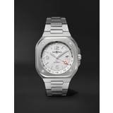 Bell & Ross Automatiske Armbåndsure Bell & Ross BR 05 GMT Automatic 41mm Watch, Ref. No. BR05G-SI-ST/SST Men White