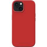 Brun Mobiltilbehør iDeal of Sweden iPhone 15 Silikone Cover Red