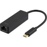 USB-C Netværkskort & Bluetooth-adaptere Deltaco USBC-GIGA