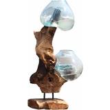Træ Brugskunst House Nordic San Marino Water Drop Glass/Natural Dekorationsfigur 130cm