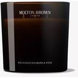 Molton Brown Lysestager, Lys & Dufte Molton Brown Delicious Rhubarb & Rose Luxury 600g