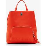 Desigual Dame Tasker Desigual Half Logo 24 Sumy Mini Backpack Orange