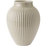 Beige Vaser Knabstrup Keramik Ripple Vas