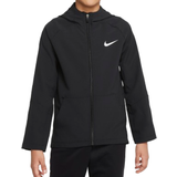 Nike Boy's Dri-FIT Woven Training Jacket - Black/Black/Black/White