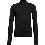 Sort Sweatshirts adidas Kid's Techfit Sweatshirt - Black/Refsil