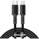 Blå - USB-kabel Kabler Baseus USB C - Lightning M-M 2m