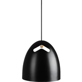 Darø LED-belysning Lamper Darø Bell+ 30 P1 Oak/Black Pendel 30cm
