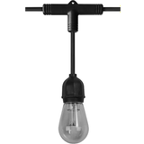 Sort Lyskæder LEDVANCE Smart + String Light Black/Clear Lyskæde 12 Pærer
