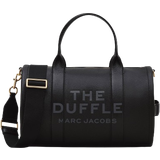 Marc Jacobs Lynlås Duffeltasker & Sportstasker Marc Jacobs The Leather Large Duffle Bag - Black