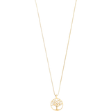 Pilgrim Charm Bracelets Smykker Pilgrim Tree of Life Pendant Necklace - Gold/