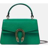 Gucci Grøn Tasker Gucci Dionysus Supermini Leather Handbag Womens Green